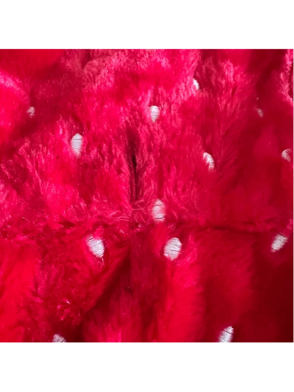 Strawberry Dog Costume Vest Pet Hoodie Size M Red Green